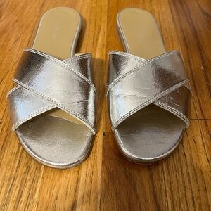 Stuart Weitzman Byway Leather Slides